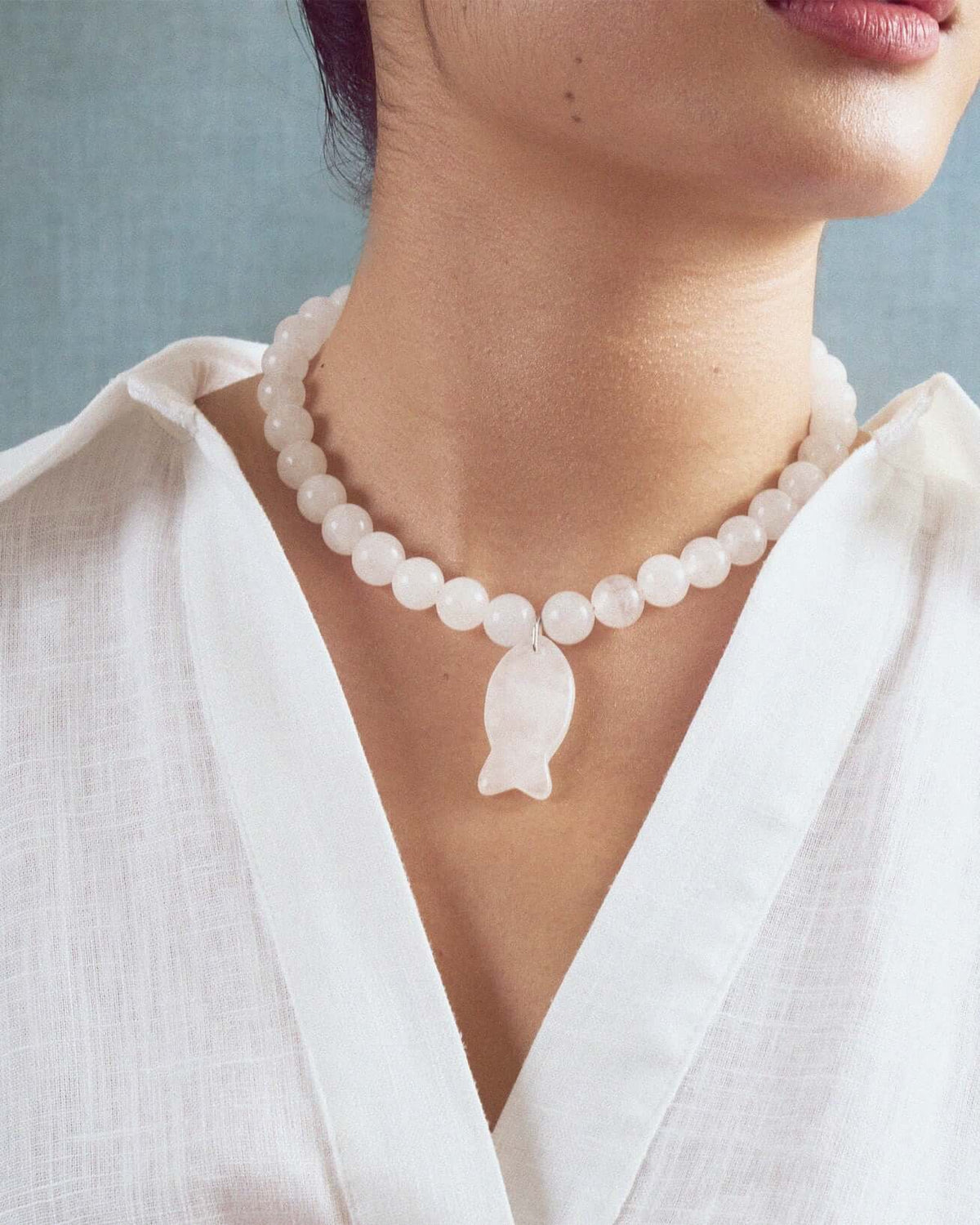 Chrystal Fish Necklace