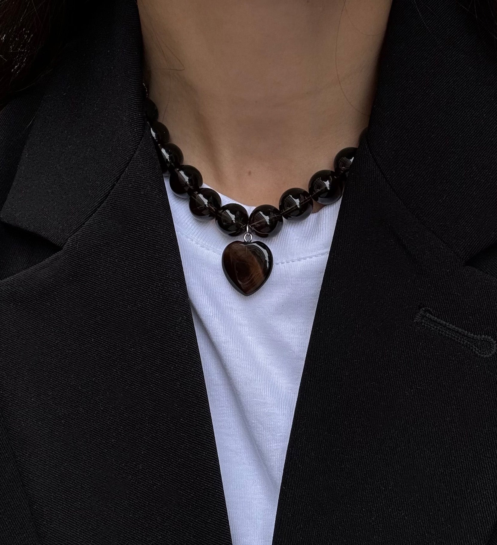 Chrystal Heart Necklace
