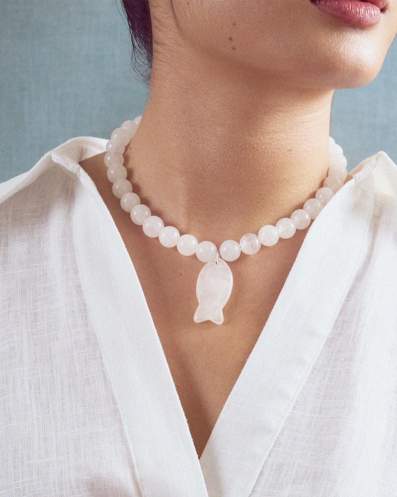 Crystal Fish Necklace