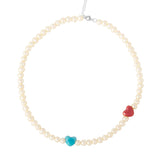 Michelle Pearl Necklace - Summer Edition