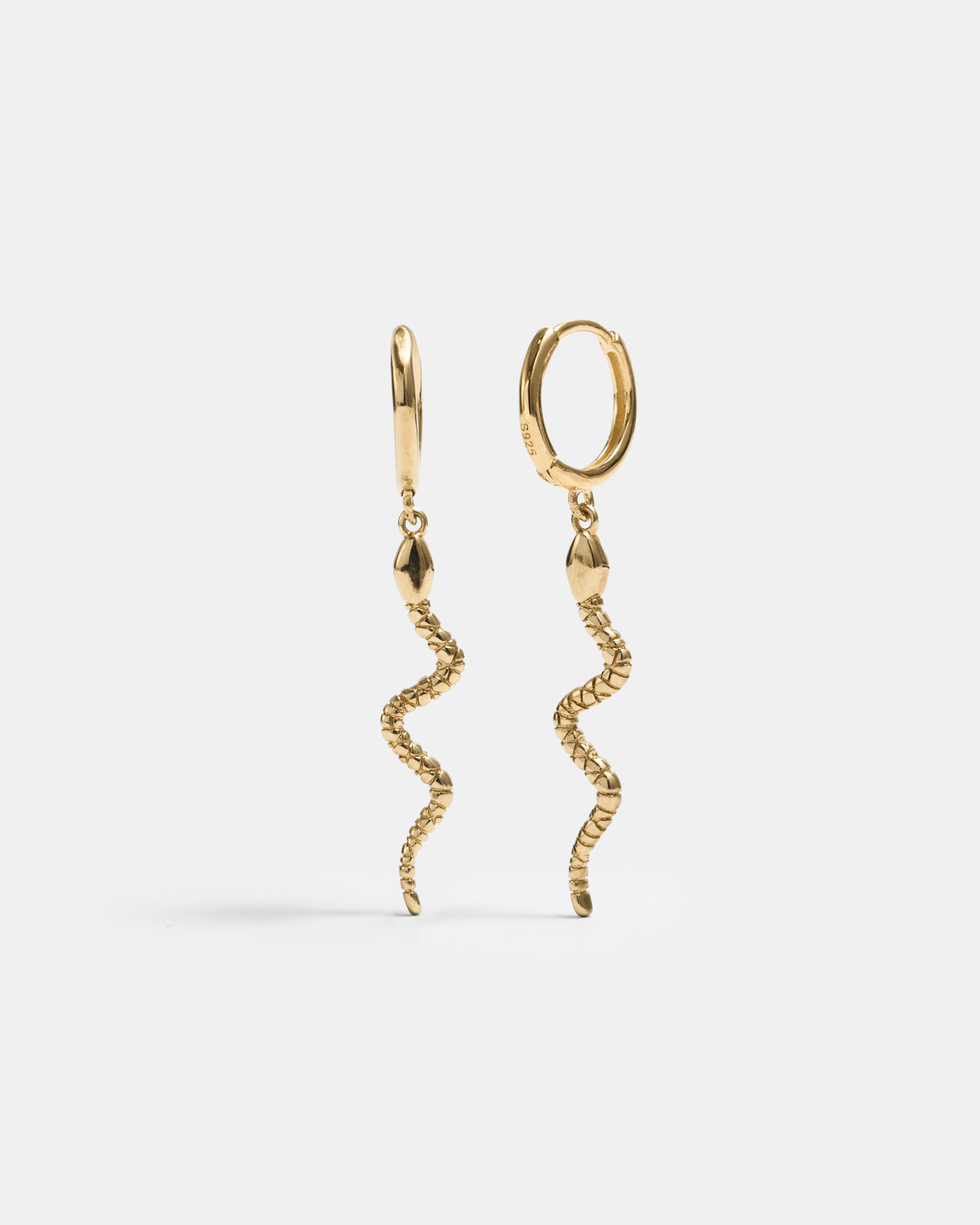 Snake Charm Hoops